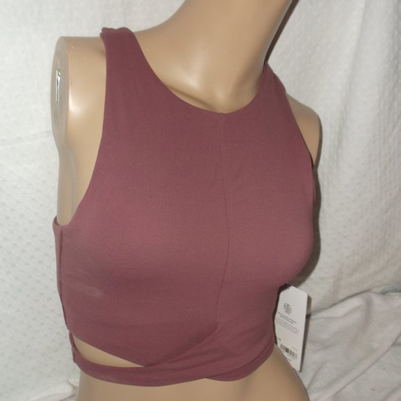 NWT - Athleta Conscious Cut Out Crop Sports Bra - Picture 2 of 13